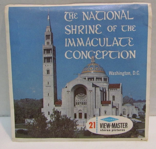 NATIONAL SHRINE OF the Immaculate Conception ViewMaster Pack A 795 £4.