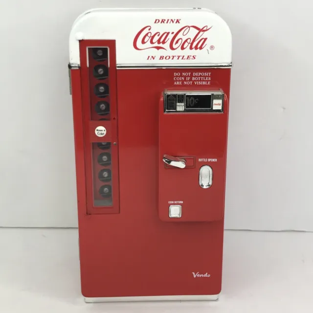 1994 Vintage Have A Coke Drink Coca Cola Mini Coin Bank Machine Toy Vendo