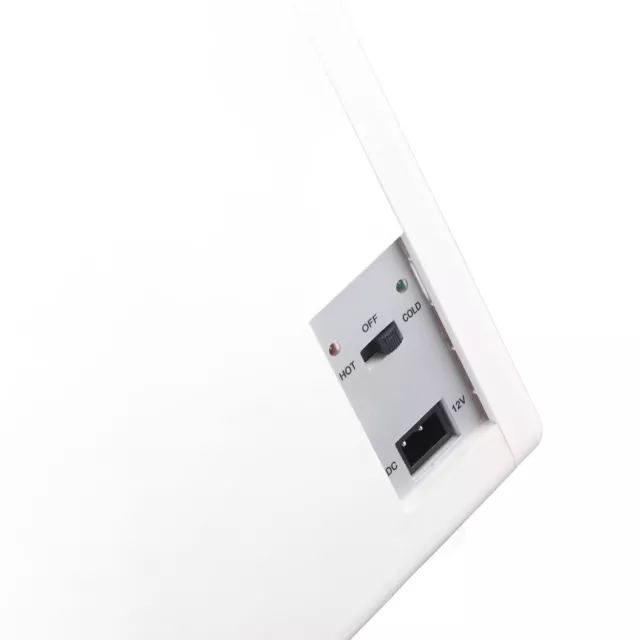 (White US Plug)Mini Fridge 4L Portable Cooler Warmer Personal Refrigerator UK