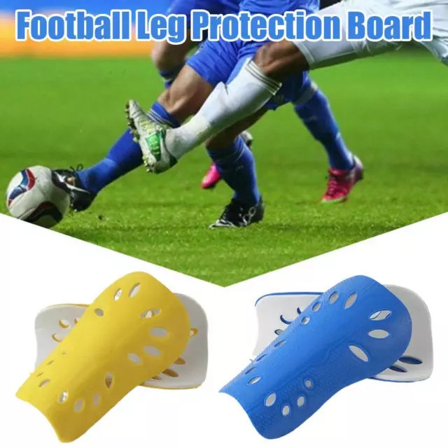 1 paio di cuscinetti da calcio shin in plastica protezioni calcio protezioni gambe per bambini adulti