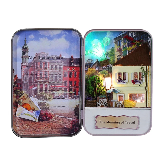 DIY Miniature Dollhouse Handcraft Kit Assembling Toy 3D Puzzle Creative Gift
