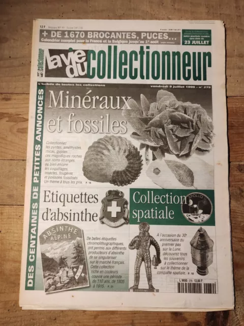 Journal - La Vie Du Collectionneur - Minéraux Et Fossiles - Numéro 279