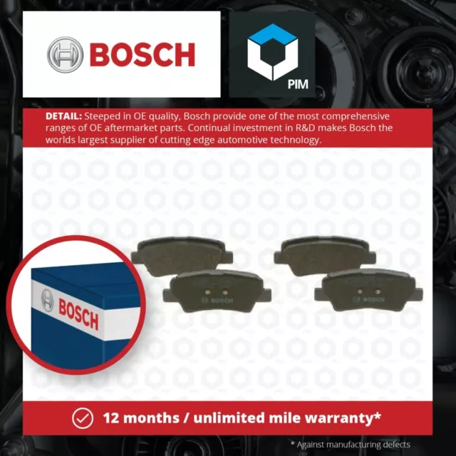 Brake Pads Set fits KIA SPORTAGE QL Rear 15 to 22 Bosch S58302A6A20 58302A4B10