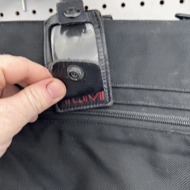 TUMI Alpha Ballistic Black Nylon Tri-fold Carry On Garment Bag USED. 3
