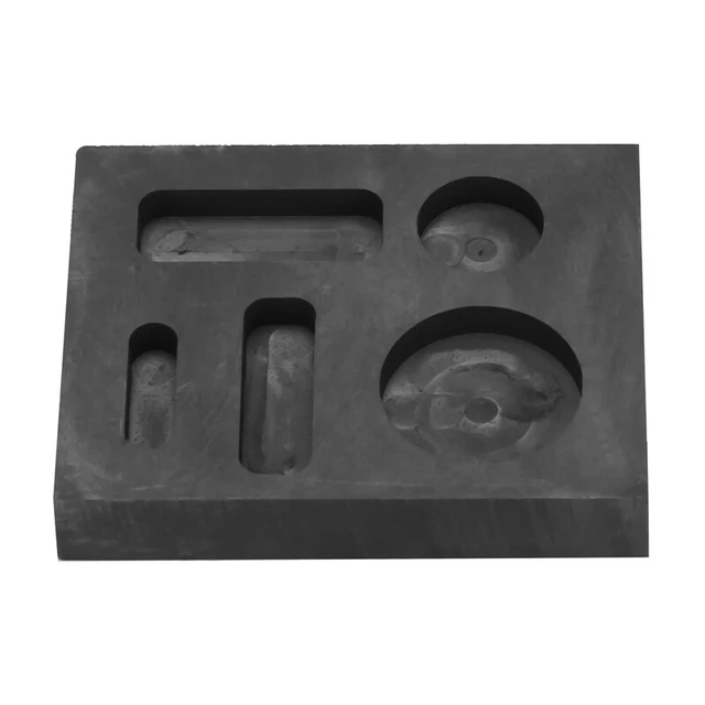 Fundición de grafito 5 en 1 molde de lingote combo metal fundición refinador chatarra para B1R1