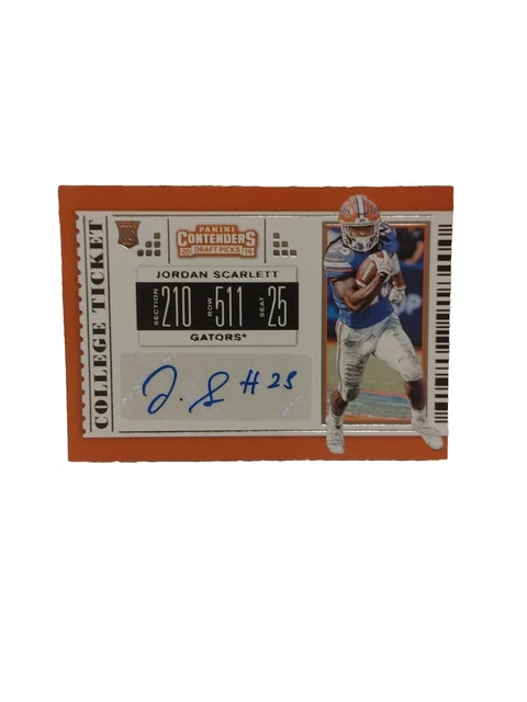 2019 Panini Contenders Draft Picks - College Ticket #169 Jordan Scarlett (AU,...