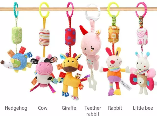 Pushchair Pram Stroller New Car Seat Cot Bed Baby Activity Hanging Toy Teether