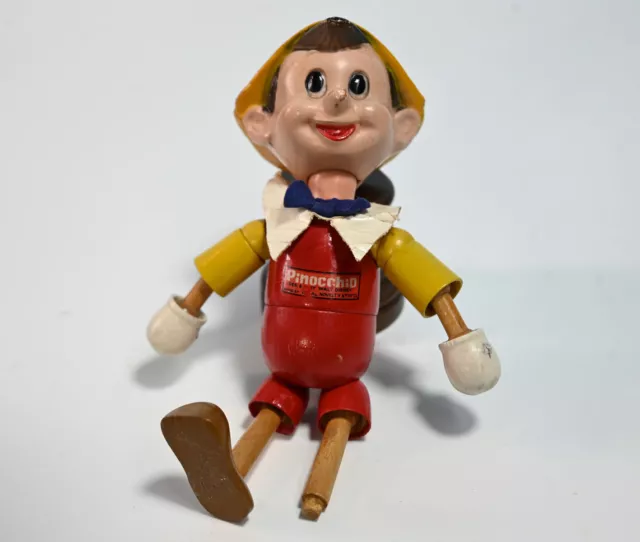 Pinoccio Walt Disney Holz Glieder Puppe * Ideal Doll USA 1939