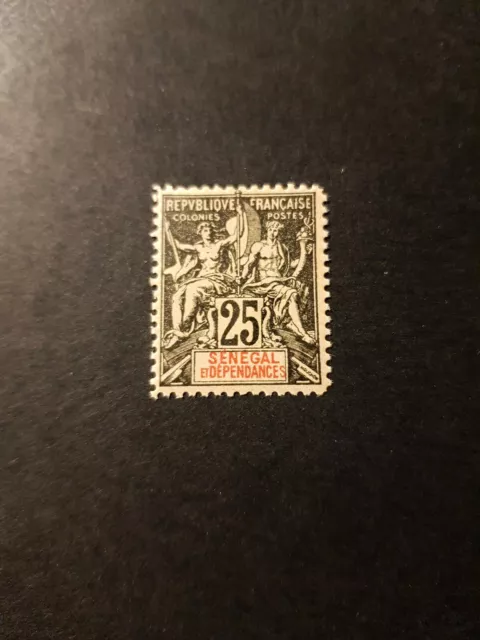 Timbre France Colonie Sénégal N°15 Neuf * Mh  1900