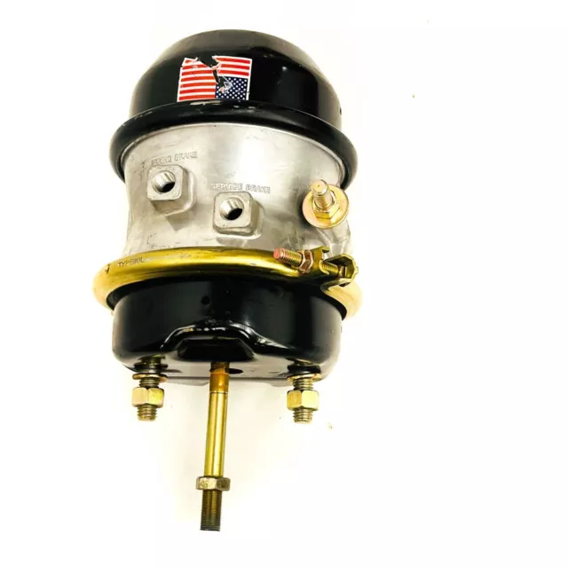 3030SB-LS Spring Brake Chamber 30-30 Long Stroke, for 3in Diaphragm, Made in USA