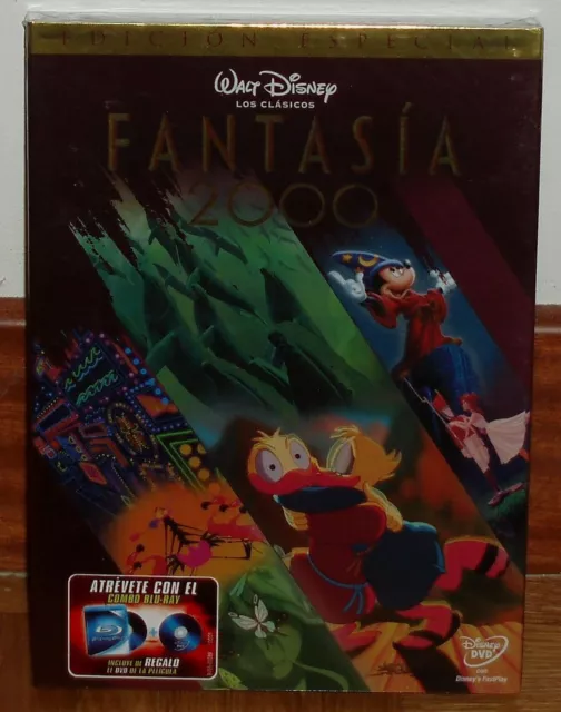 Fantasia 2000 Clasico Disney Nº38 Dvd Nuevo Precintado Slipcover Animacion R2