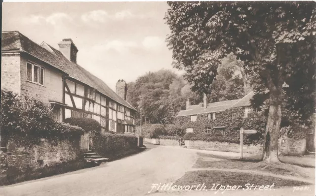 Postcard - Upper Street Fittleworth Sussex