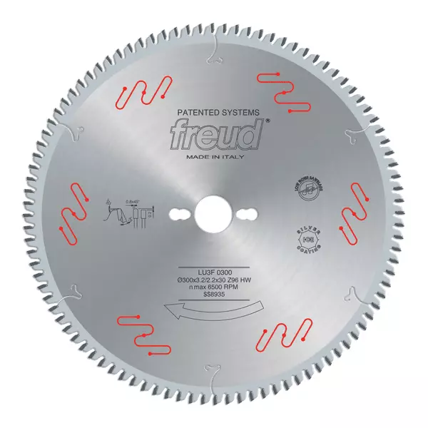 Freud 300mm X 96T Panel Sizing For Sliding Table Saws #LU3F03