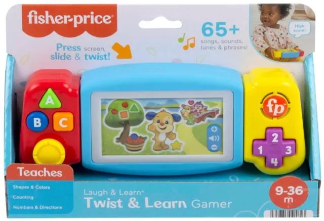 Fisher-Price Laugh & Learn Twist & Learn Gamer Aktivitätsspielzeug für Kinder Lernen