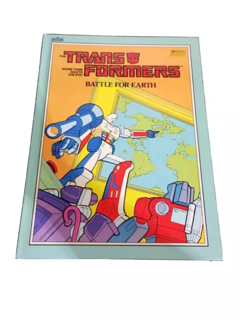 Vintage Transformers Battle for Earth 1985 Hardcover Classic Comic Optimus Prime