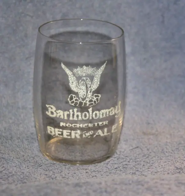 Antique Pre Prohibition Era Bartholomay Rochester Beer Glasses