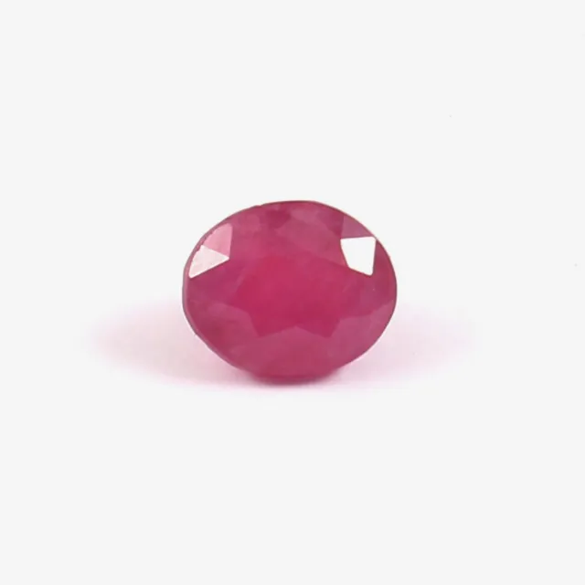 AAA CERTIFIED Natural Mozambique Red Ruby Loose Oval Gemstone Cut 1.50 Ct