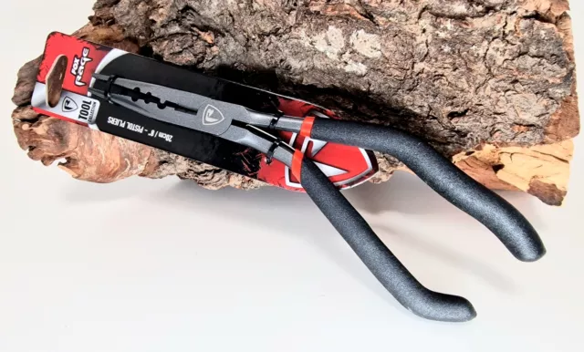 Fox Rage PISTOL PLIERS 20CM Lösezange Quetschhülsenzange Seitenschneider Cutter