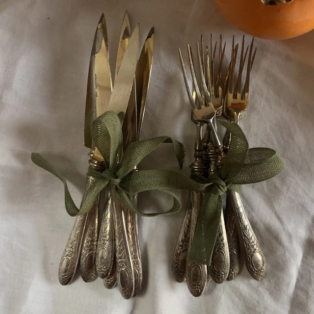 Set Forchettine E Coltellini D’epoca