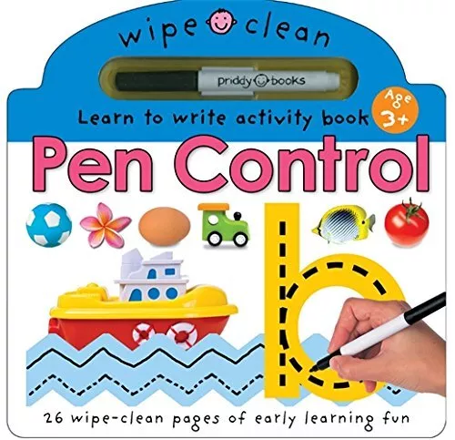 Pen Control (Wipe Clean Learning) by Roger Priddy Book The Cheap Fast Free Post