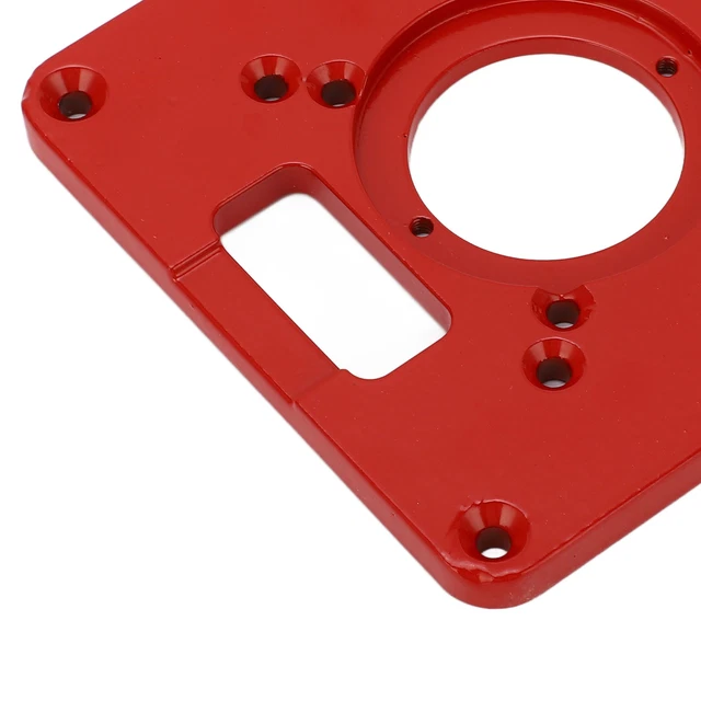 Plat 'insertion De Tableau De Routeur Plat En Aluminium De Tableau De Routeur