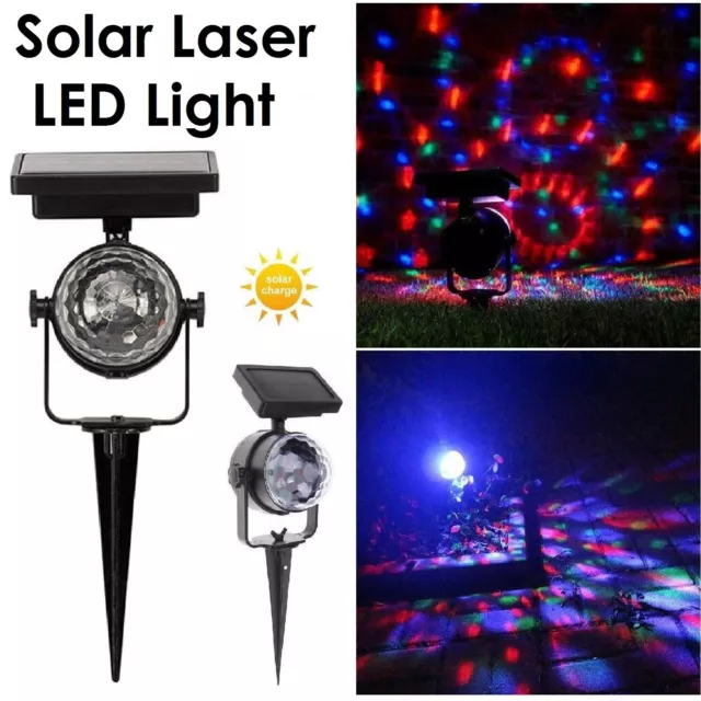 Solar Laser LED Lights Outdoor Waterproof Star Light Projector Xmas Christmas