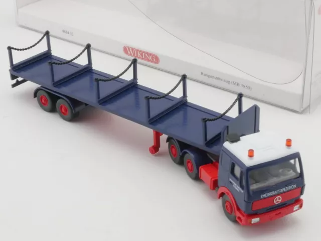 WIKING 055402 MB 3850 Runge Semitrailer Rheinkraft Spedition New! Ob 1702-03-12