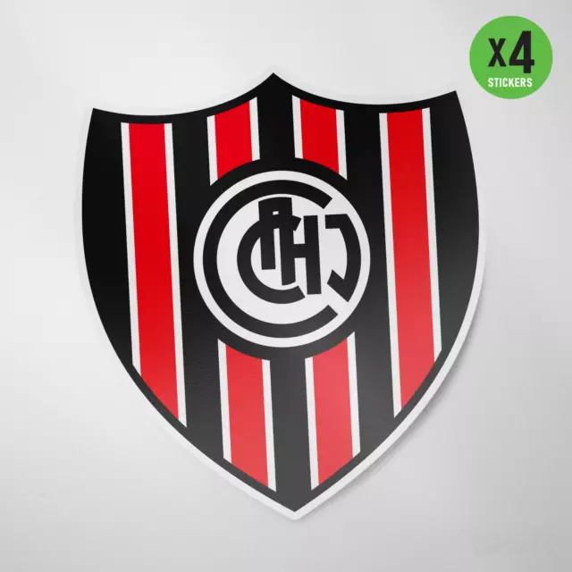 (4 Pack) Club Ferro Carril Oeste Argentina Vinyl Sticker Decal Calcomania  Futbol