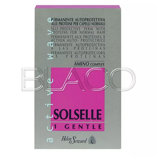 Solselle 1 Gentle Permanente Capelli Normali Monodose Riduttore Fissatore