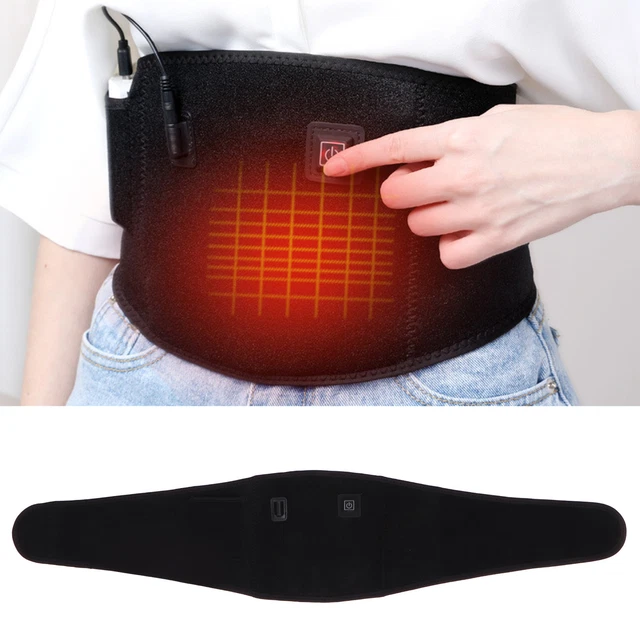 Cinturón de calefacción de cintura dolor lumbar envoltura de vientre calentamiento rápido eléctrico portátil ABE