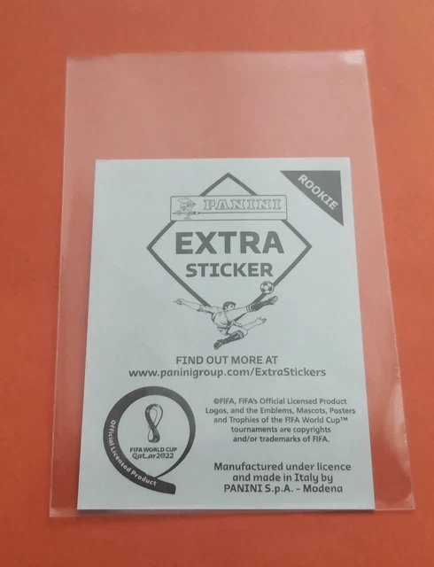JUDE BELLINGHAM - Qatar 2022 FIFA World Cup Sticker EXTRA - Base ...