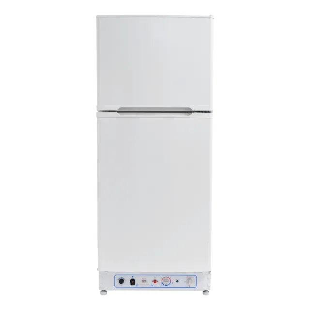 Smad 6.1 Cu Propane Refrigerator Gas 110V Electric 2-Way Fridge Freezer Camper