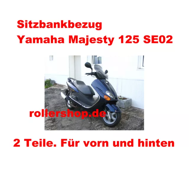 Sitzbank-Bezug für Yamaha Majesty 125  SE02 bis Bj.1998, 19 cm Stufe