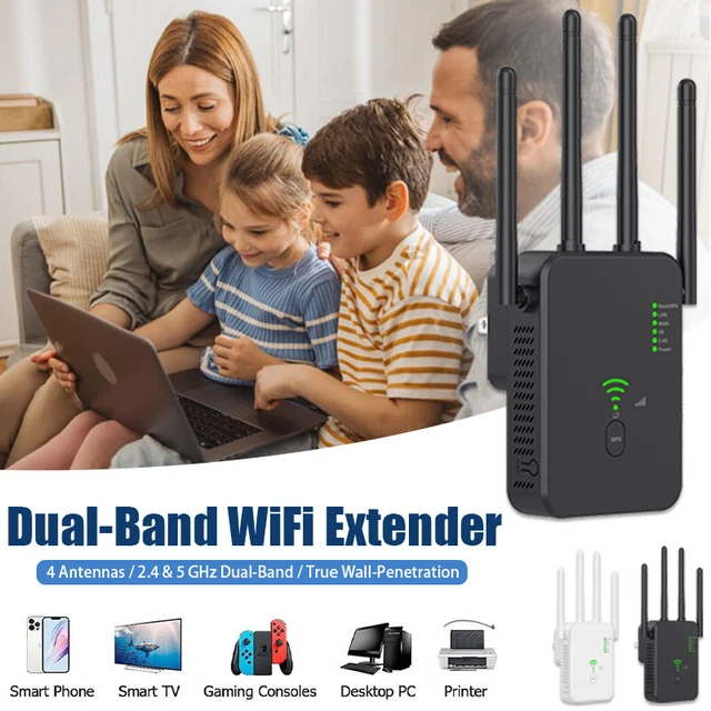 Petit Router RIPETITORE RANGE EXTENDER WiFi 1200Mbps Amplificatore Wireless Router ...