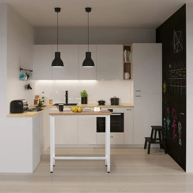 WOLTU TAVOLO DA Bar Rettangolare Alto Tavolino Bancone per Cucina ...