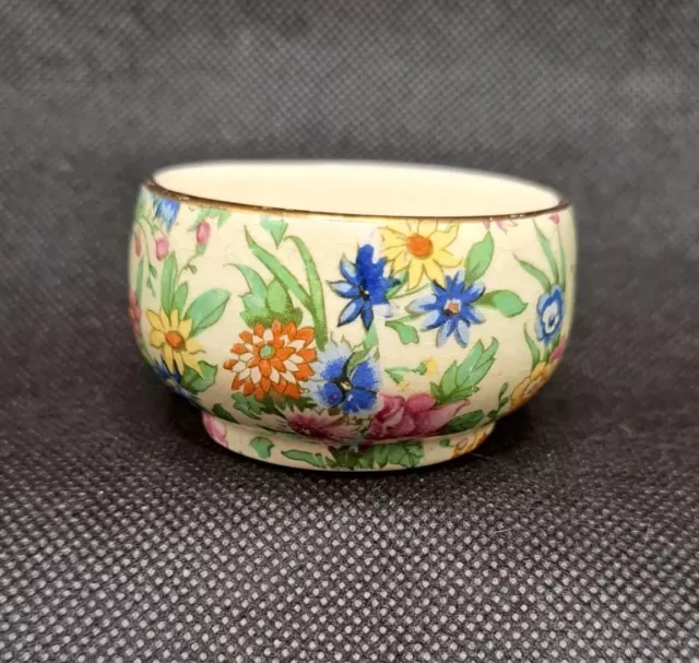 Rare Royal Winton Grimwades Kew Breakfast Sugar Bowl Chintz  England Fine China