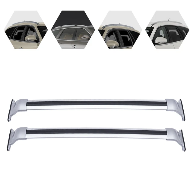 ROOF RACK SET Cross Bar Luggage Cargo Carrier Silver For 20092016