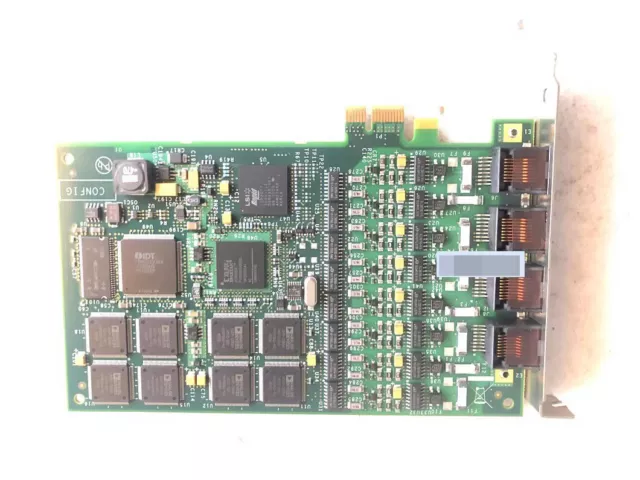 1pc used    Dialogic  Diva Analog-8 PCIe 30-0139-02 REVA Voice Card