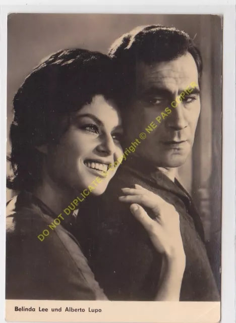 RPPC STAR BELINDA LEE & ALBERTO LUPO Edition STARFOTO