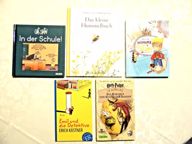 Konvolut Kinderbücher 5 Stück Das kleine Hummelbuch , Harry Potter , usw.....