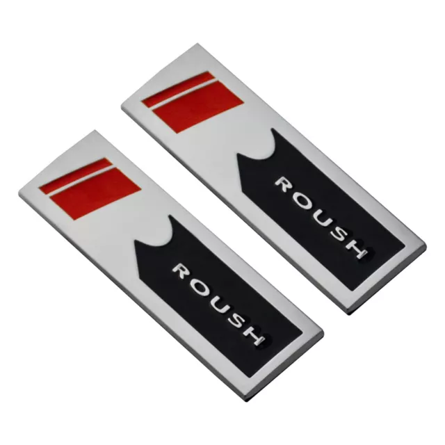 2x para la etiqueta engomada del coche de la letra del logotipo de ROUSH