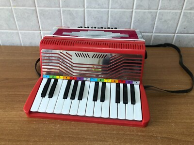 Bontempi fisarmonica bontempi giocattolo vintage anni 60 senza scatola. 