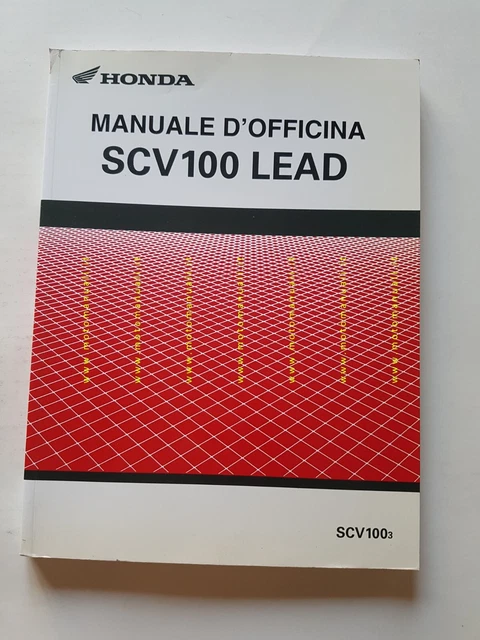 HONDA SCV 100 LEAD 2003 manuale officina ITALIANO originale