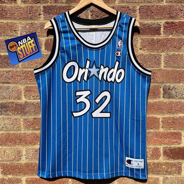 NBA ORLANDO MAGIC BASKETBALL SHIRT/SHORTS CHAMPION #32 SHAQUILLE O'NEAL