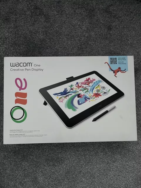 Wacom One Creative Pen Display DTC133W0B 13.3" Graphics Tablet