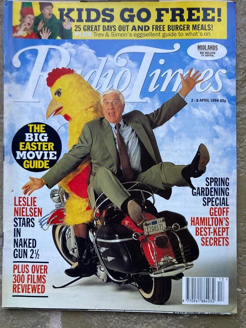 RADIO TIMES 2-8 Apr 1994. Midlands. Big Easter Movie Guide, Leslie ...