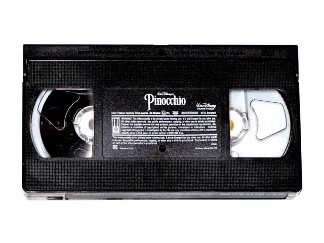 Pinocchio VHS 1999 Special 60th Anniversary Edition Walt Disneys Clamshell 9