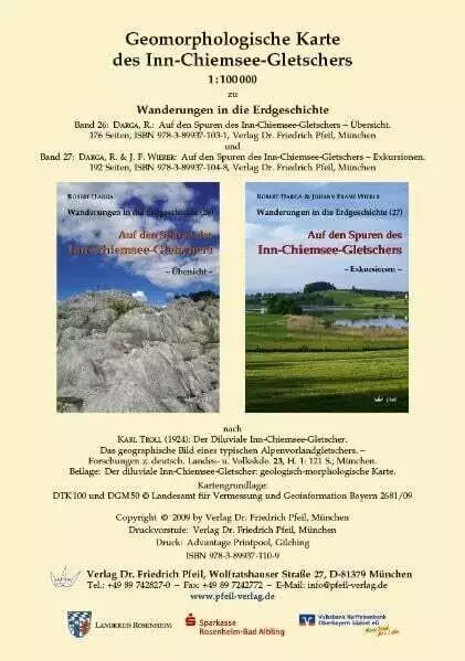 Geomorphologische Karte des Inn-Chiemsee-Gletschers 1 : 100000: Karte zu Buch