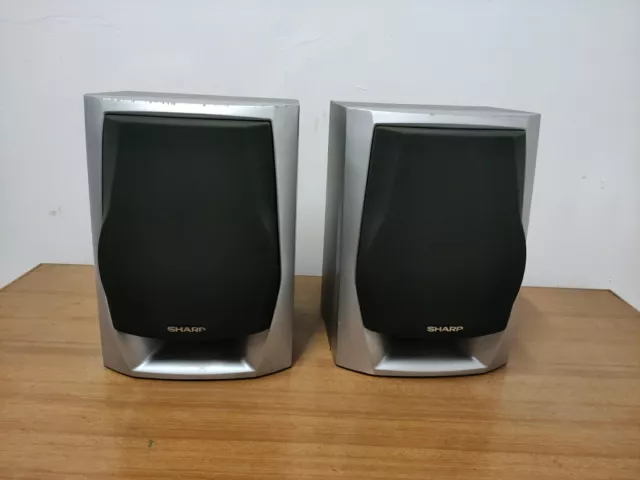 Coppia CASSA AUDIO SHARP MOD. CP-BA13OOH MADE IN INDONESIA usate