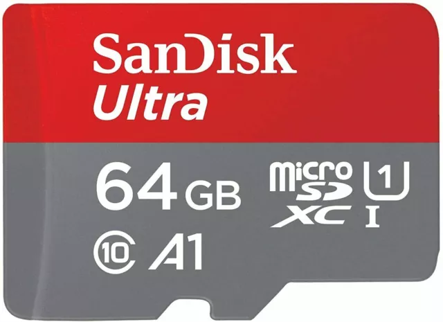 Carte Micro SD Sandisk Ultra 64 Go A1 U1 Classe 10 64 Go